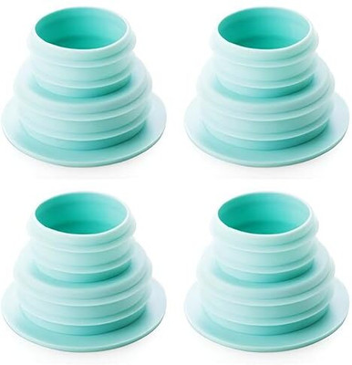 hiroxa Bathroom Sink Plastic Push Down Strainer(10 cm Set of 4)