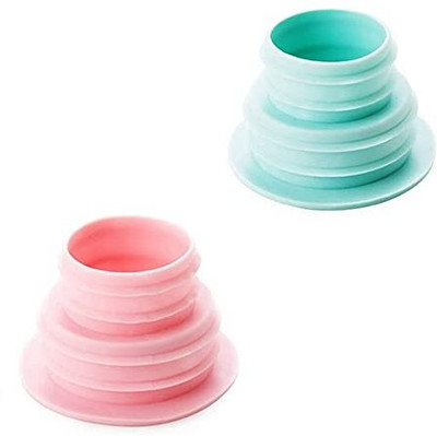 vihalvilaa Bathroom Sink Plastic Push Down Strainer(6 cm Set of 2)