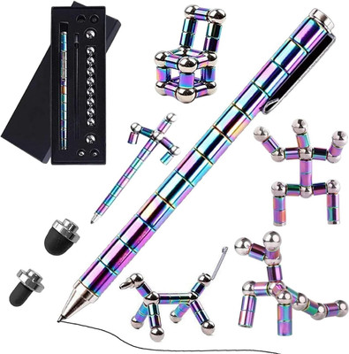 Shivay Creation Magnetic Fidget Pen Ball Pen(Ink Color - Multicolor)