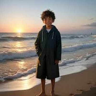 INFISPACE Solid Boys & Girls Rain Poncho