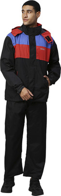 ZEEL Colorblock Men Raincoat
