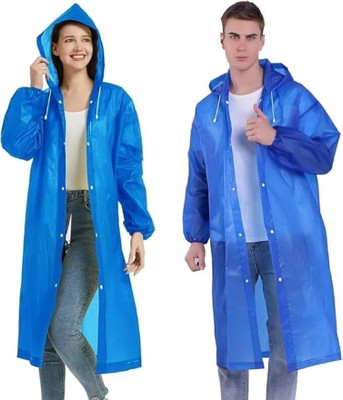 DRUMSTONE Solid Men & Women Raincoat