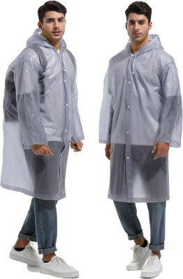 Robustt Solid Men Raincoat