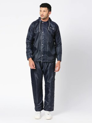 CRYSTAL REVENUE Solid Men Raincoat