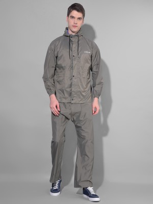 Dollar Solid Men Raincoat