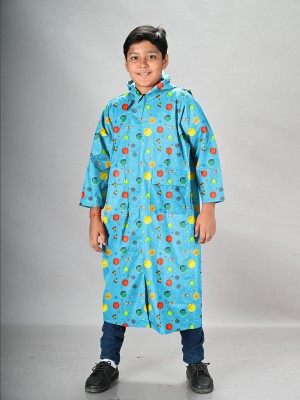 Lux Venus Geometric Print Boys Raincoat