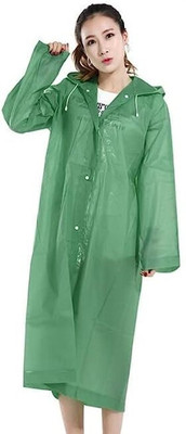flipzons Solid Unisex Rain Poncho