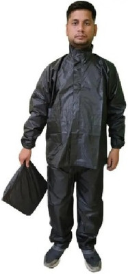 Tritika Solid Men Rain Suit
