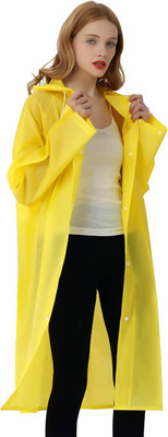 INFISPACE Solid Men & Women Raincoat