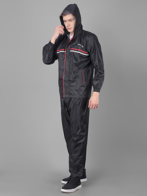 Dollar Colorblock Men Raincoat
