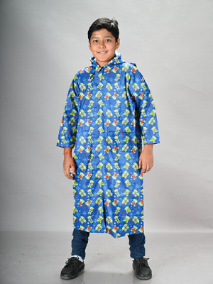 Lux Venus Geometric Print Boys Raincoat