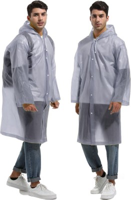 INFISPACE Solid Men & Women Raincoat