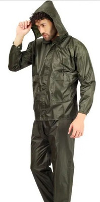 Tritika Solid Men Raincoat