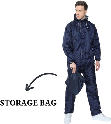 GoodluckSB Striped Men Raincoat