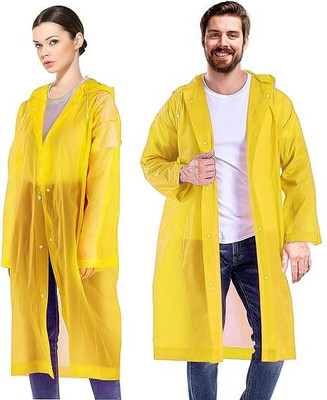 Fashionon Solid Unisex Raincoat