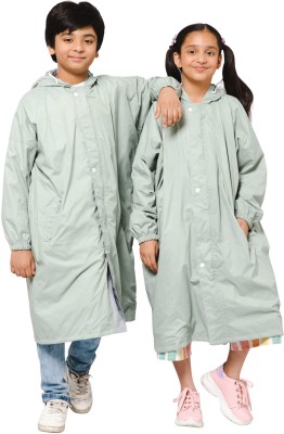 The CLOWNFISH Solid Boys & Girls Raincoat