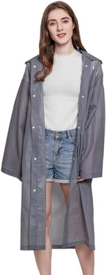 INFISPACE Solid Men & Women Raincoat