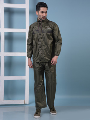Dollar Solid, Striped Men Raincoat