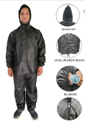 JVBRANGI Solid Men Raincoat