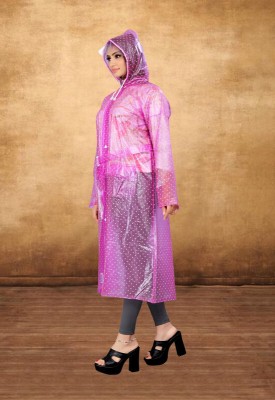 KAMOSA Polka Print Women Raincoat