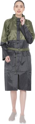 The Dry Cape Colorblock Women Raincoat