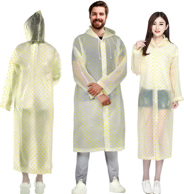 ALLEXTREME Polka Print Men Raincoat