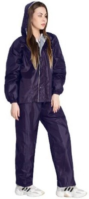 Yuvivaa Solid Men & Women Raincoat