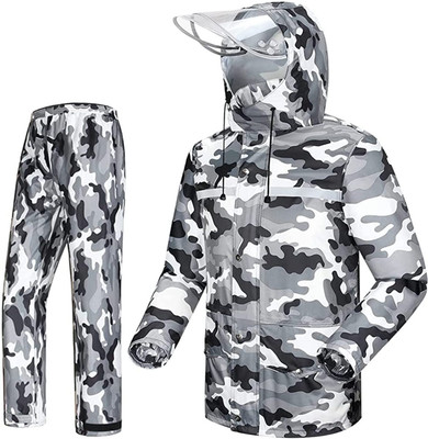 Hacer Solid Men Raincoat