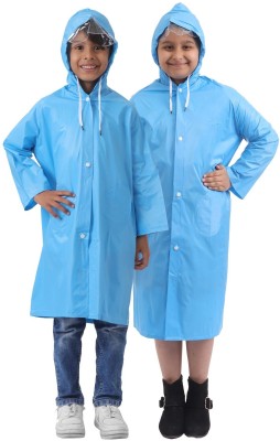 REXBURG Solid Boys & Girls Raincoat