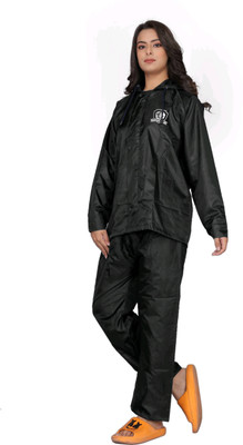 TRUST OUS Solid Women Rain Suit