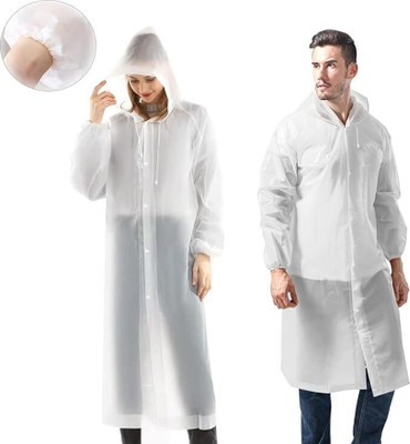 INFISPACE Solid Men & Women Raincoat