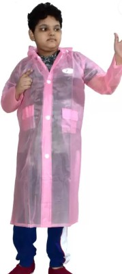 lovely rainwear Self Design Boys & Girls Raincoat