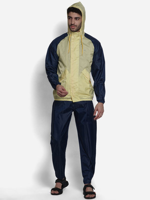 Wildcraft Rain Cht Suit Tone Colorblock Men Rain Suit