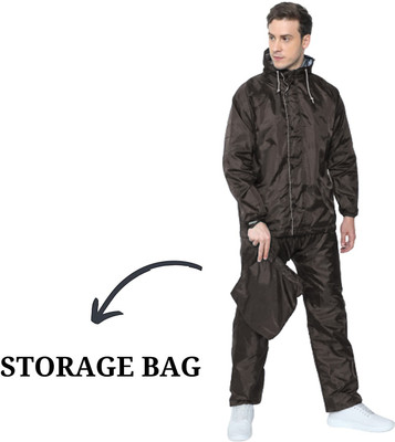 GoodluckSB Striped Men Raincoat