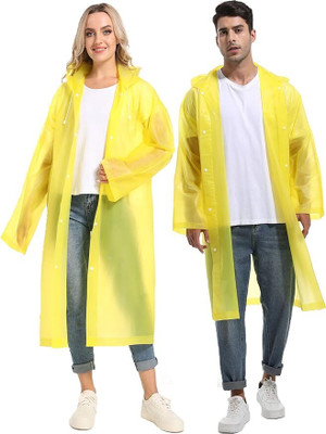 INFISPACE Solid Men & Women Raincoat