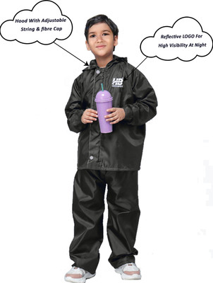 SANCIA Solid Boys & Girls Raincoat