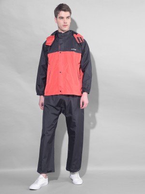 Dollar Colorblock Men Raincoat