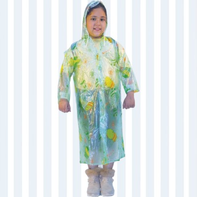 Fashionon Graphic Print Girls Raincoat