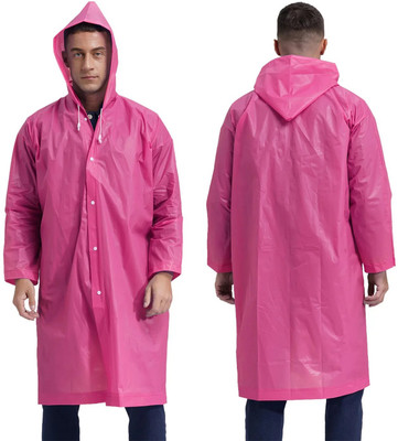 INFISPACE Solid Men & Women Raincoat
