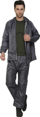 YOUTH ROBE Solid Men Raincoat