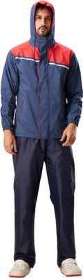 ZEEL Colorblock Men Rain Suit
