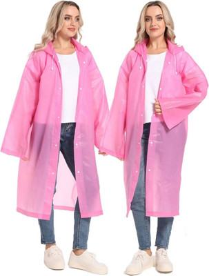INFISPACE Solid Men & Women Raincoat