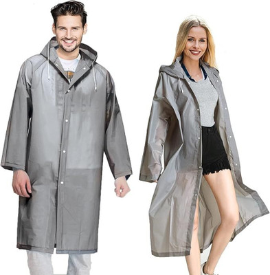 INFISPACE Solid Men & Women Raincoat