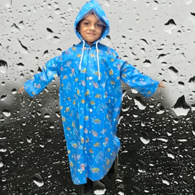 ShaktiFashion Graphic Print, Animal Print Boys & Girls Raincoat