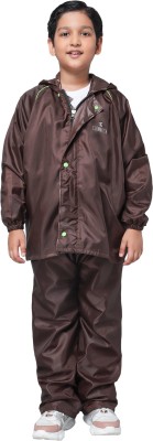 The CLOWNFISH Solid Boys & Girls Raincoat