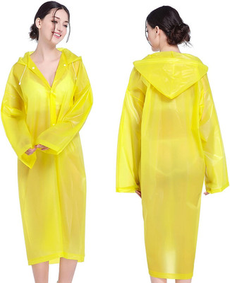 INFISPACE Solid Men & Women Raincoat