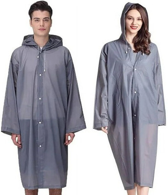 INFISPACE Solid Men & Women Raincoat