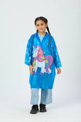 HighLands Animal Print Girls Raincoat