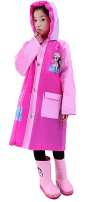THE. Graphic Print Boys & Girls Raincoat