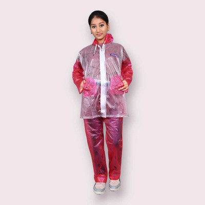 Dressify Trend Solid Boys & Girls Raincoat